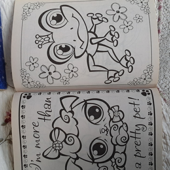Littlest Pet Shop Coloring Books with LPS Plush - Picture 7 of 11